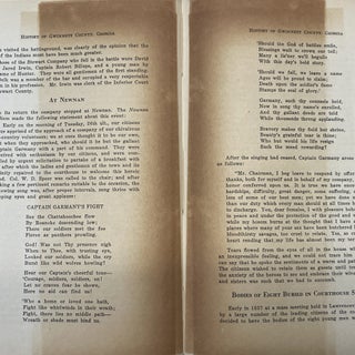 HISTORY OF GWINNETT COUNTY GEORGIA (1818-1943)